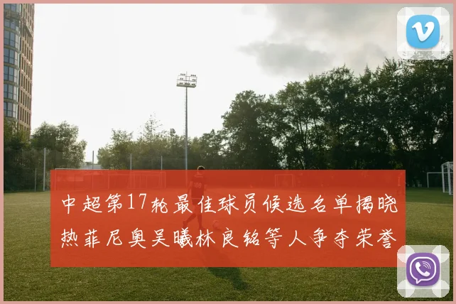 中超第17轮最佳球员候选名单揭晓热菲尼奥吴曦林良铭等人争夺荣誉